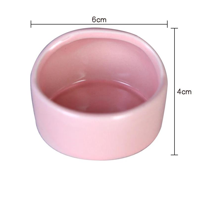 

Миска для хомяка, блюдо для еды, керамическая миска для мелких животных, предотвращает опрокидывание, разбрызгивание еды, песчанка, шиншилла, крыса, хорек, ежик