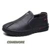 Fashion Handmade Leather PU Shoes Male Casual Sneakers Comfort Design Man's Business Loafers Moccasins Round Head Fashion Spring Autumn