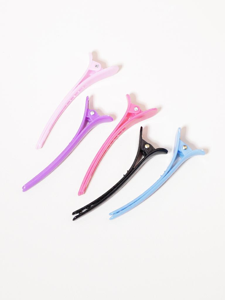 5 pieces of multi color professional salon hairstyle split style hair clips, fluffy DIY clip hair Special for real hair wigs
