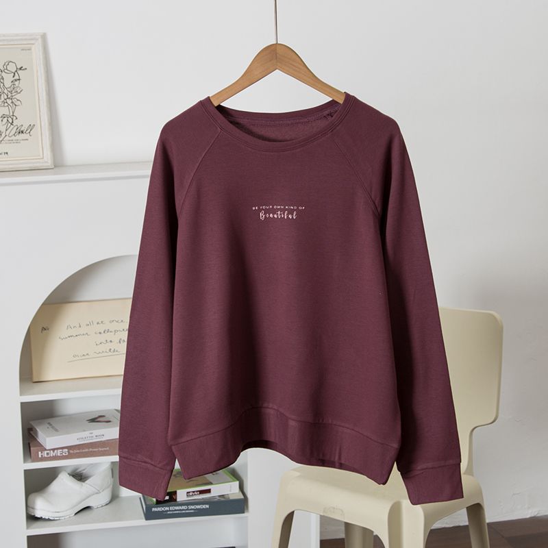 

Американский профессиональный зимний спорт! Внутренний начес из махрового велюра | Экспорт США круглый вырез фитнес с длинным рукавом худи женское для бега внешняя торговля Wine Red L