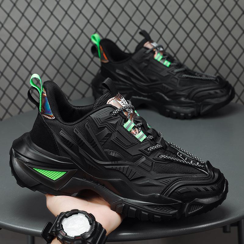 Pánské běžecké boty Dámské silná podrážka Běžecká obuv Boty Prodyšné Tátovy boty Klasické zvýšené platformové běžecké boty 39-44