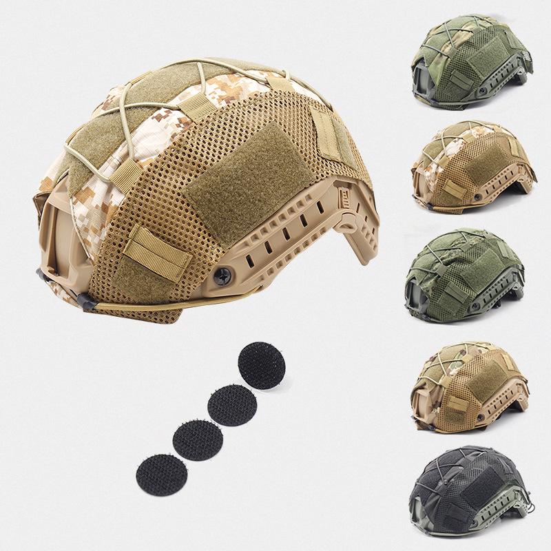 FAST Taktischer Helm Tarnabdeckung MK2: Schnellverschluss, Elastisches Seil, Mehrfarbig Anpassbar