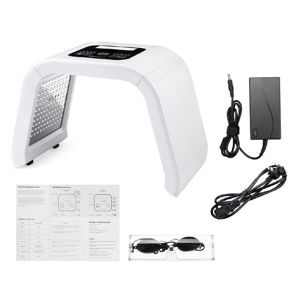 LED Light Photodynamic Facial Skin Care Body Relaxation Therapy Device 7 Colors Multifunctional Beauty Instrument Home