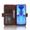 Wallet Phone Shell for TECNO Spark 10 Pro/KI7 Leather Flip Cover Multiple Card Slots Phone Case with Stand