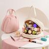 Portable PU Cosmetic Storage Bag Shell Shape Large Capacity Handheld Bag Makeup Bag Washroom