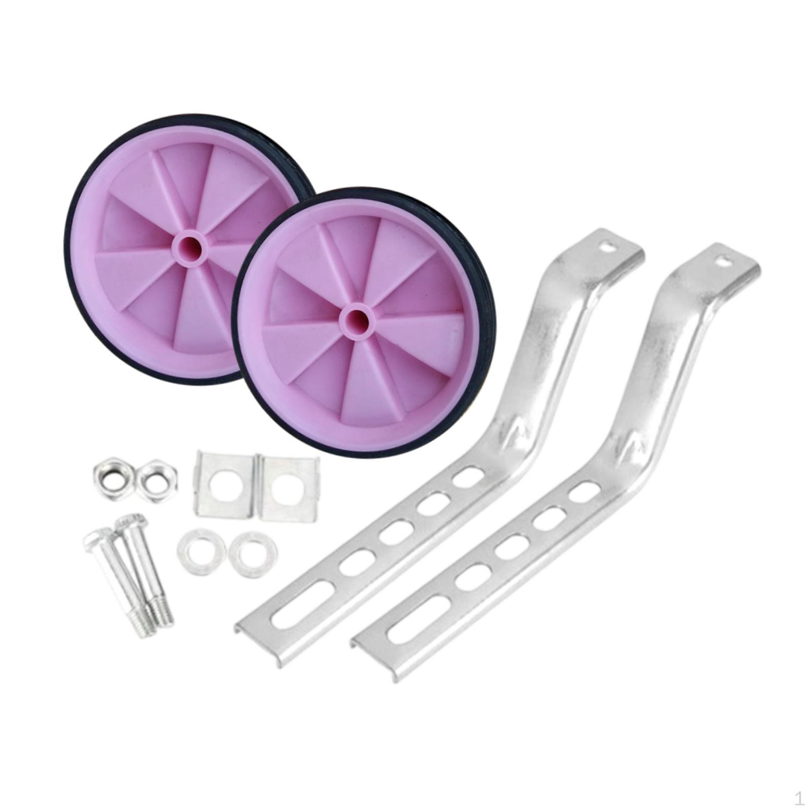 Auxiliary Wheels for Children Bicycles, Compatible with 12-20 Inch Models