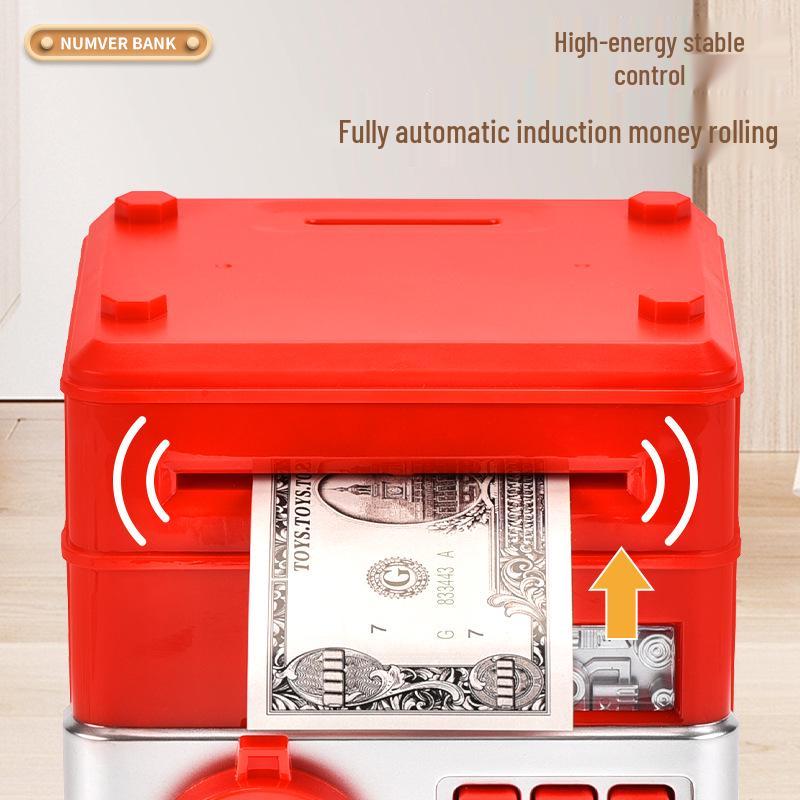 Children's Fun Electric ATM Piggy Bank with Combination Lock
