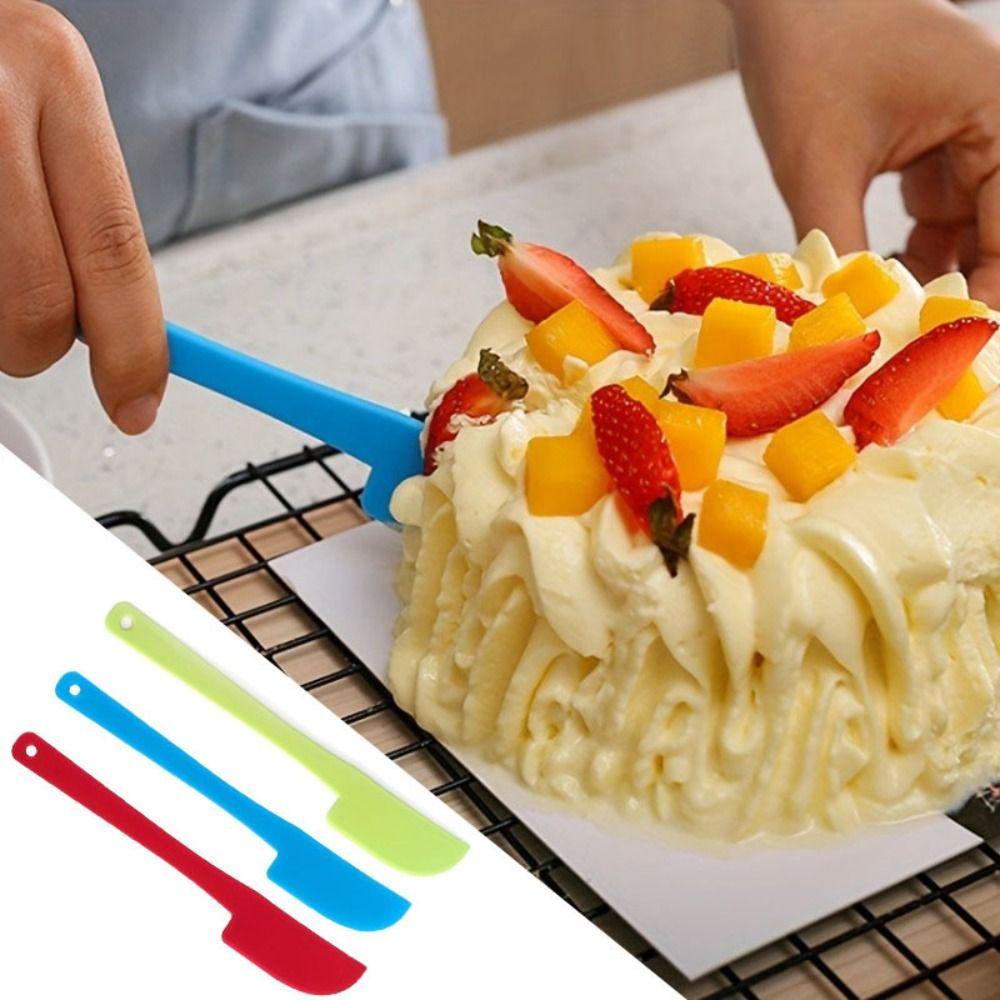 

10 шт. Мини-скребок для дна бутылки, пластиковый глубокий скребок для бутылок, инструменты для выпечки, баночка, шпатель, кухня красный