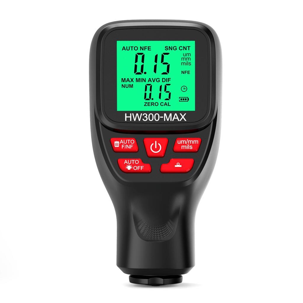 0 2000UM Thickness Gauge High Precise LCD Digital Automobile Film Thickness Meter Car Paint Coating Thickness Tester