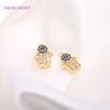 14K Gold Plated Hamsa Hand Pendants Brass Metal Hamsa Jewelry For Earring Making Crafts DIY Jewelry Making Accessories