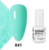 GELPOLISH Nail Art Set: Base, Top Coat, Transparent & White Gel Polishes