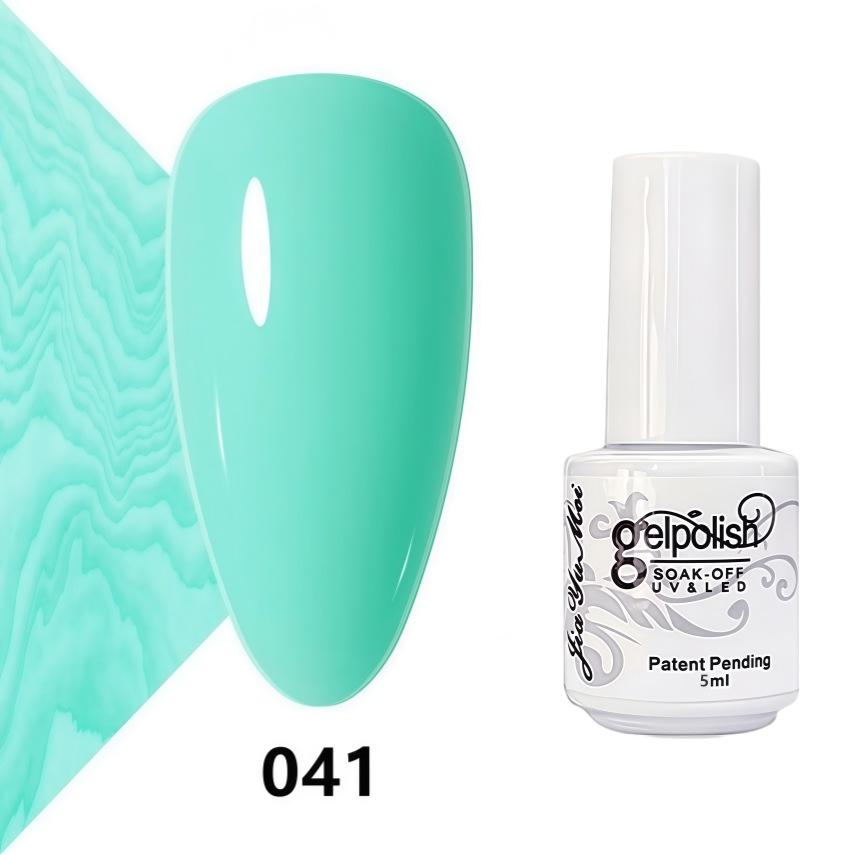 GELPOLISH Nail Art Set: Base, Top Coat, Transparent & White Gel Polishes