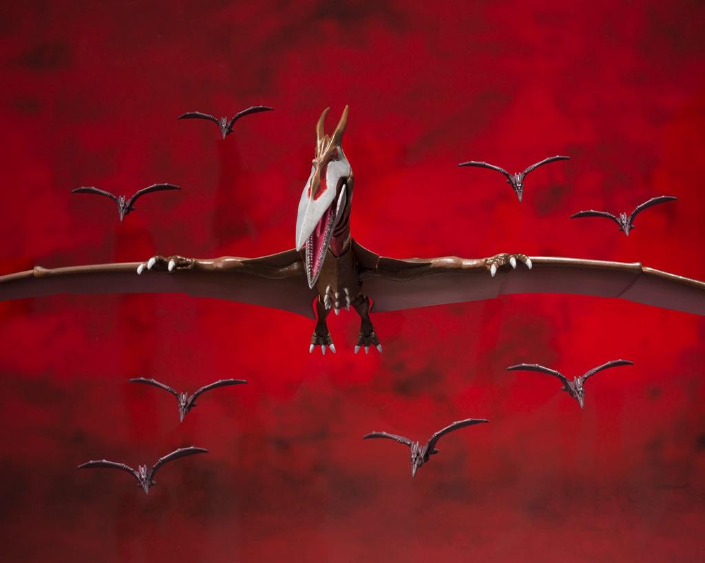S.H.MonsterArts Rodan (2021) 2nd Form (TAMASHII NATIONS / Articulated Wings & Flock Display Minis)