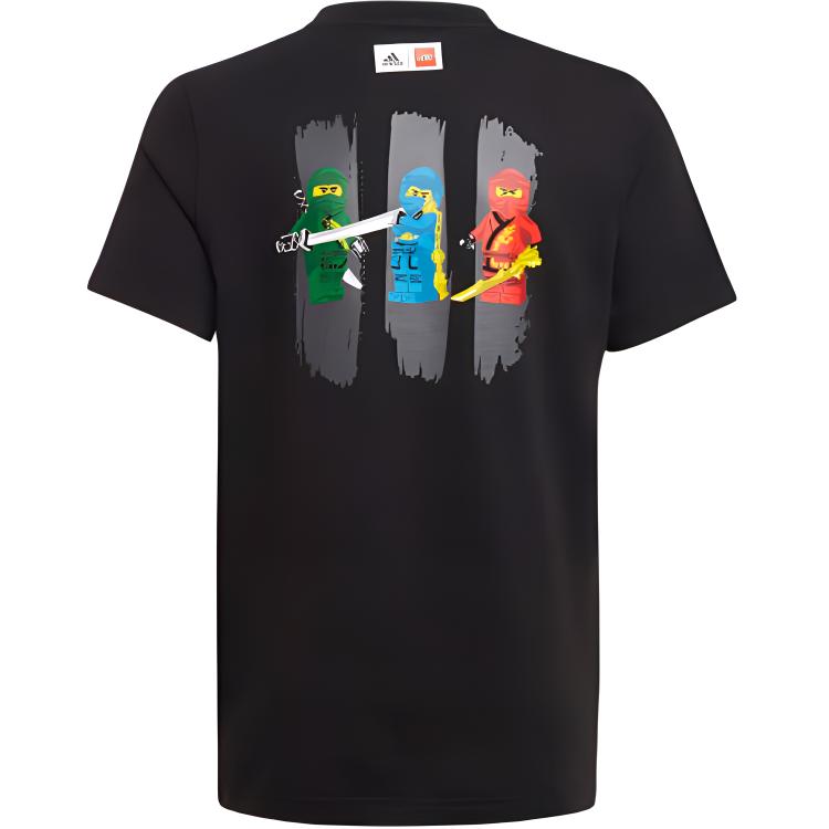 adidas T Shirts Unisex Black Crew Neck Moderate Straight Fit GJ6490