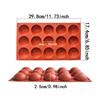 Silicone Chocolate Sphere Mold Multi-Hole Half Ball Molds Hemisphere Shape Cake Mousse Dessert Baking Mold