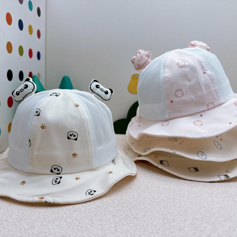 Summer Cartoon Baby Hat - Cute, Breathable, Sun Protection for Outdoors