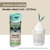 Household Thick Plastic Trash Bag With Drawstring Closure For Kitchen Use And Waste Management