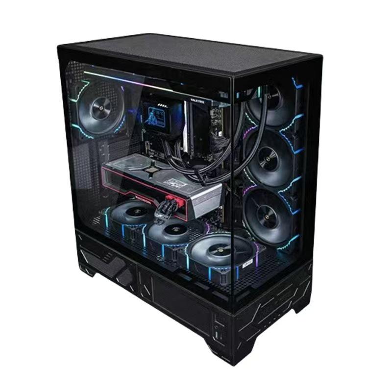 Корпус Valkyrie VK03 ATX Белый - 6,2-дюймовый сенсорный экран, Панорамный вид на море, Прозрачная боковая панель, 360° Водяное охлаждение