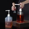 With Hydraulic Pump Nozzle Head Kitchen Honey Jar Container Home 1600Ml Liquid Dispenser With Scale Coffee Syrup Bee Drip Bottle