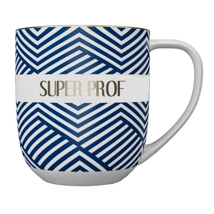 Mug - DRAEGER PARIS - Super Prof - Céramique - Blanc - 320 mL