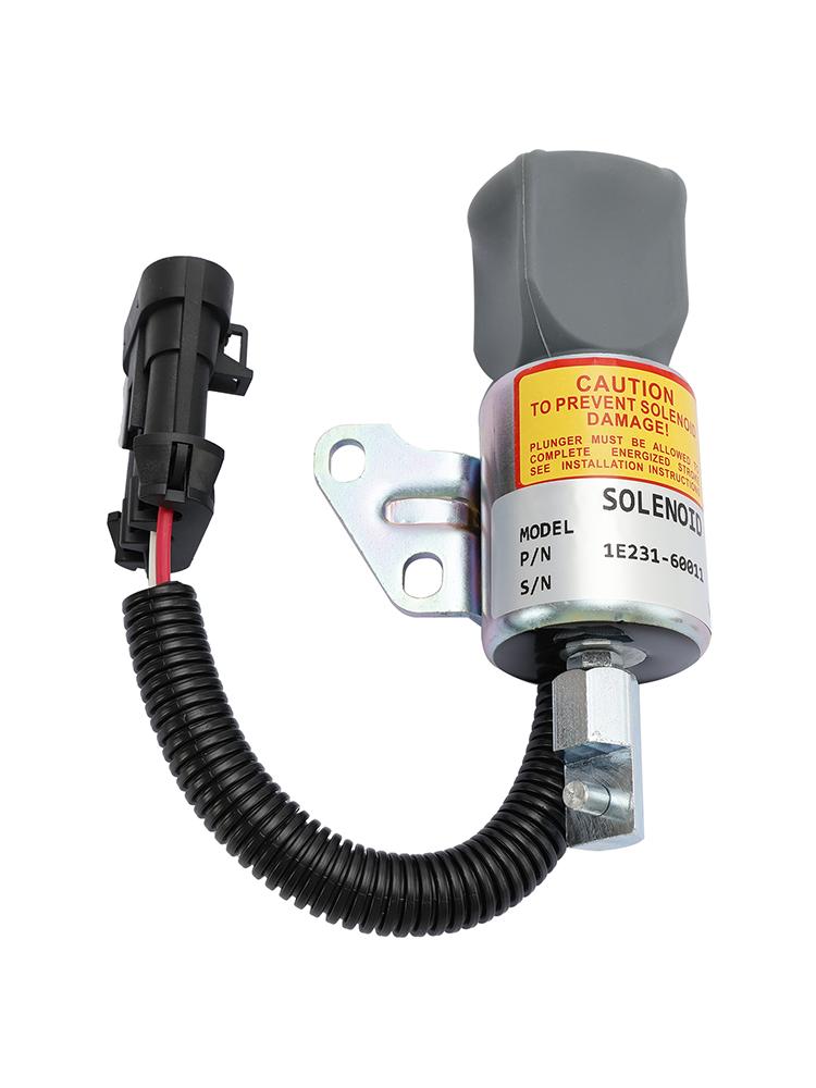 1E231-60011 Solenoid pro zastavení paliva pro motor Kubota V2203 D722 D902 M8200