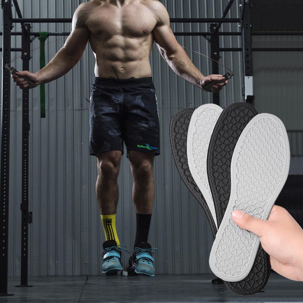 3 Pairs Breathable Shoe Insoles Inserts Trimmable Soft Cushioning Walking Comfort Sport Insoles Shock Absorbing