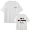 2026 New The Weeknd Rap Singer Album Cover Graphic‑Print Unisex Short‑Sleeve T‑Shirt, Trendy Street‑Style Casual Summer Top
