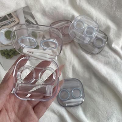Women Girl Glasses Cosmetic Contact Lenses Box Contact Lens Case For Eyes Care Travel Holder Container Travel Accessories