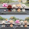 Dolls Resin Gift Car Decoration Car Ornaments Nodding Puppy Toys Shaking Head Dog Bobblehead Dog