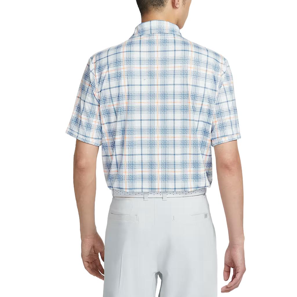 Nike Par Tartan Polo Quick-Dry Plaid T-Shirt Men tops II0787-133