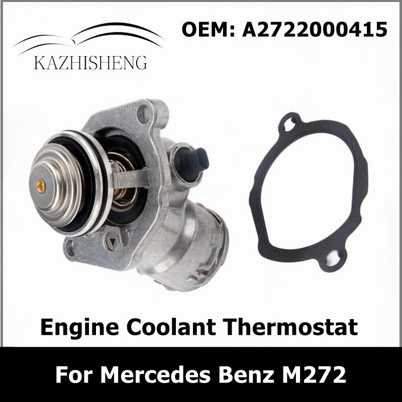 Engine Coolant Thermostat for Mercedes Benz M272 W204 W221 W251 W164 A2722000415 2722000415