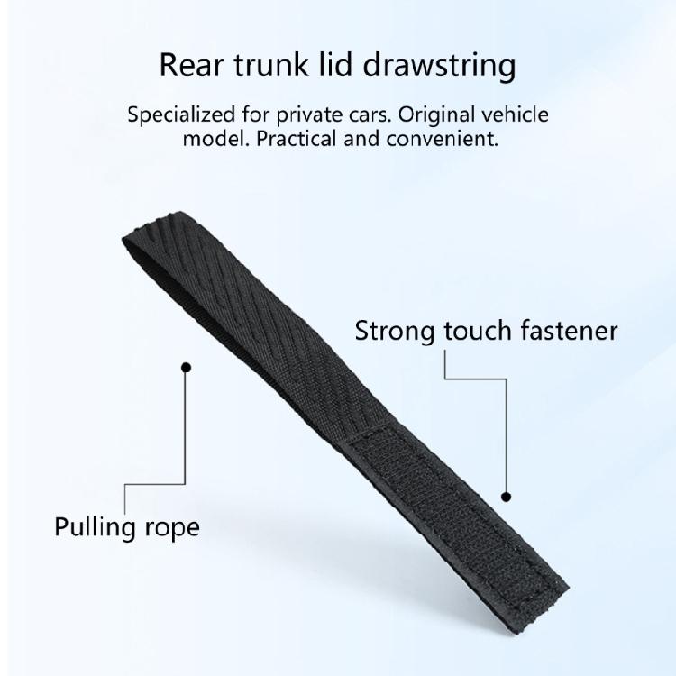 Automotive Interior Accessories Rear Trunk Rope for Y 2022-2024 Lid Pull Strap Open Cover Handle Draw Cord