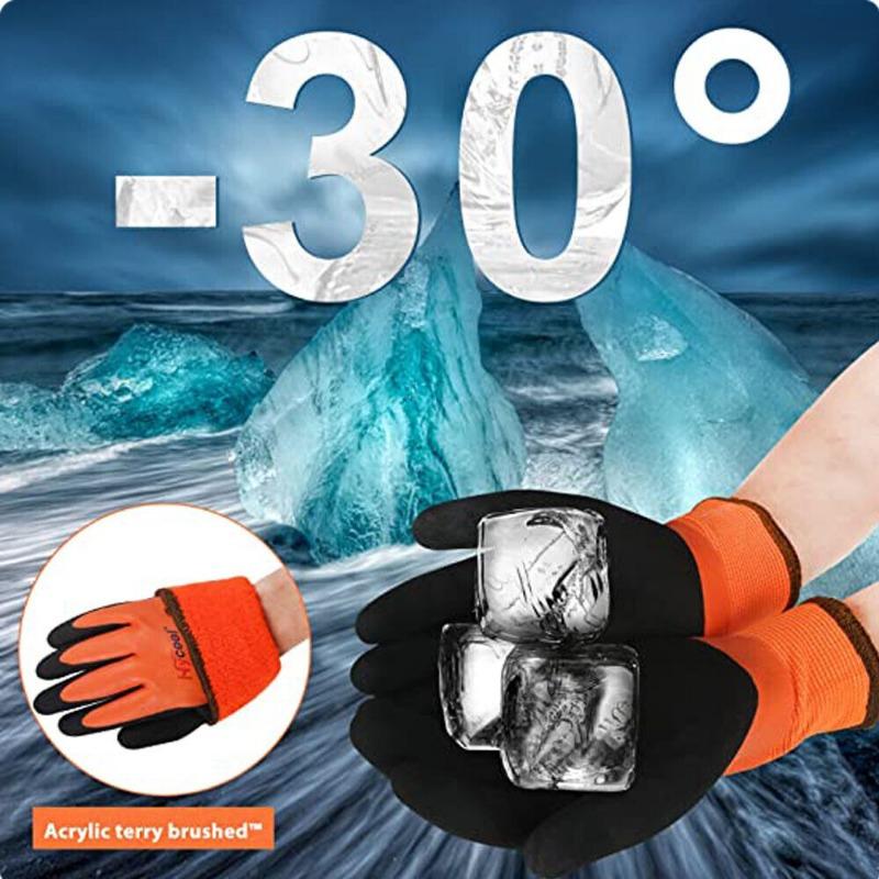 Insulated Winter Warm Waterproof Work Gloves Freezer Coldproof Safety Garden