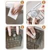 Practical Over Sink Organizers Rack With Strong Adhesive Cups for Storing Kitchen Sponges Brushes