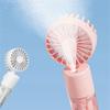 Portable Foldable Neck Fan Water Spray Fan Handheld Fan Rechargeable Fan Misting Humidifier Fan Desktop Fan Plastic Fans