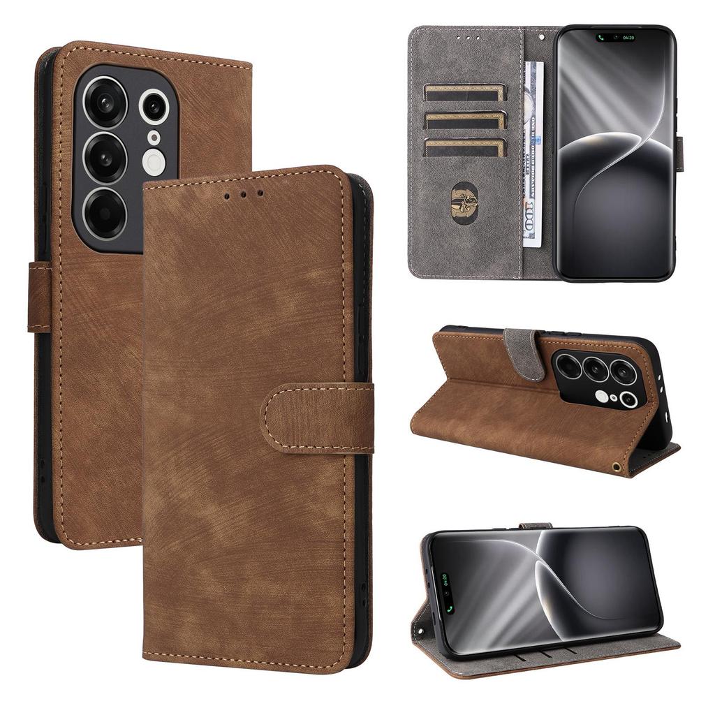 Flip Cover compatible for Tecno Camon 50 Pro PU Leather Phone Case Full-Body Protection with [RFID Blocking]