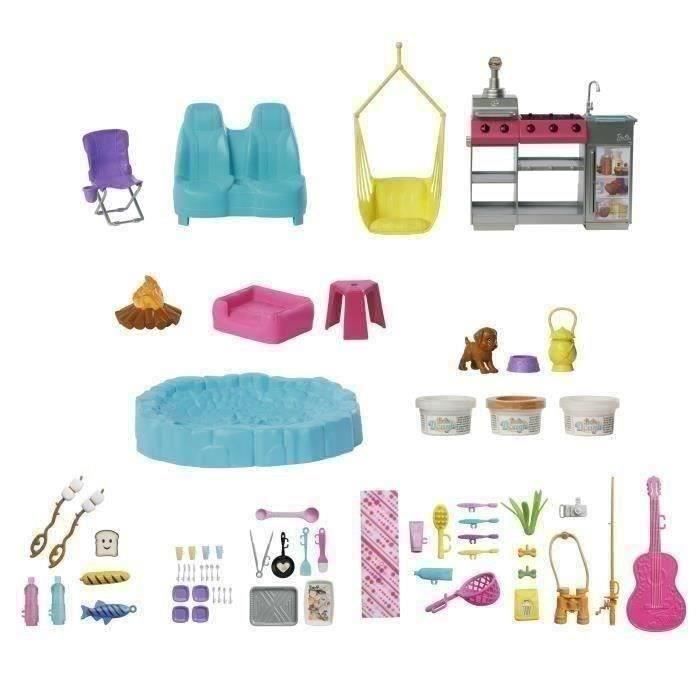 Barbie - Camping Car de Rêve - plus de 60 accessoires - Barbie - HRJ78