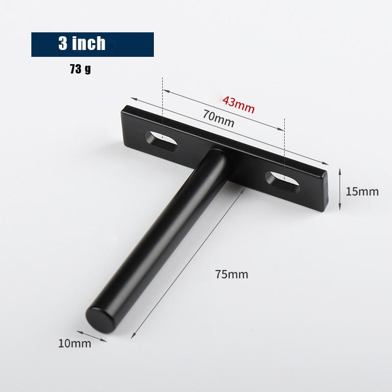 

Кронштейн для плавающей полки настенная полка, черная фурнитура для плавающей полки, скрытые кронштейны для плавающих деревянных полок 3-8 inch