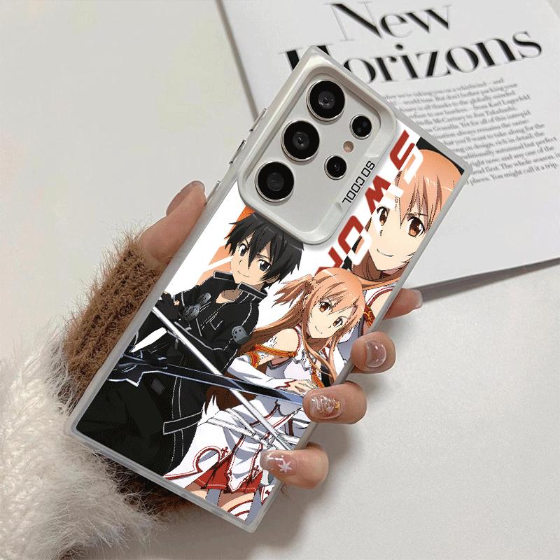 Anime Sword Art Online SAO Weiche Handyhülle für Samsung Galaxy S24 S25 FE S26 Edge S23 Ultra S22 Plus S21 + Stoßfeste Rückabdeckung