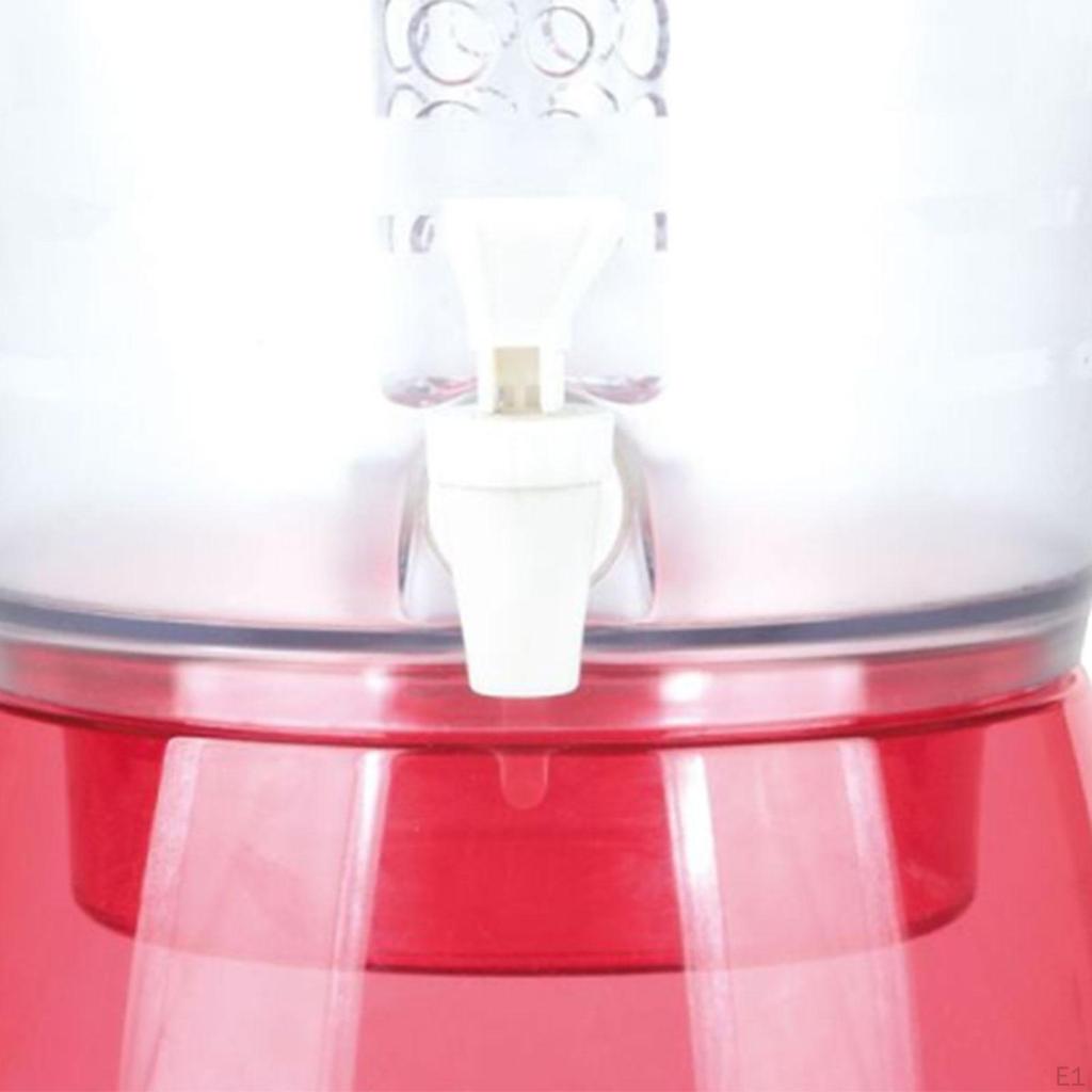 Beverage Container with Spigot for Iced Drinks, Juice Pitcher Outdoor Use