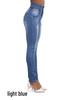 Jeans Ajustados de Cintura Alta para Mujer Estilo Europeo y Americano, Pantalones Largos, Alta Elasticidad, Cómodos, Moda 2022.