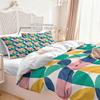 Geometric Pattern Duvet Cover 3-Piece Bedding Set