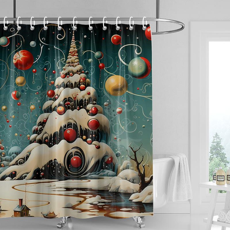 

Home Decoration Shower Curtains For Bathroom Waterproof Curtain Fabric Modern Nordic Style Living Room W60H190(CM)-1 Pcs