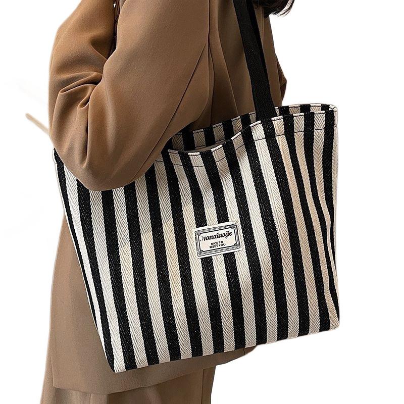 New Women's Tote Bag, Large Capacity Casual Shoulder Handbag, Simple Commuter Bag for Daily Work and Shopping CLE