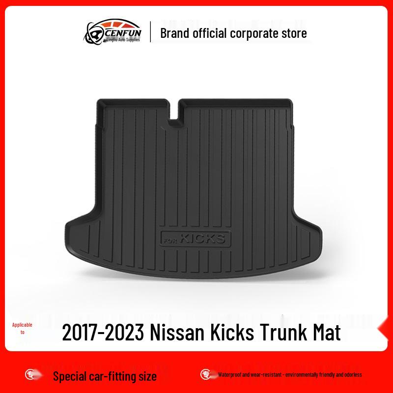 

Экологичный водонепроницаемый коврик в багажник из TPE для Nissan KICKS 2017-2023 годов выпуска