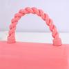 Women Handbag with Chain Strap Heart Clasp Mini Crossbody Bag Girls Cute Crossbody Purse for Street Dating Shopping