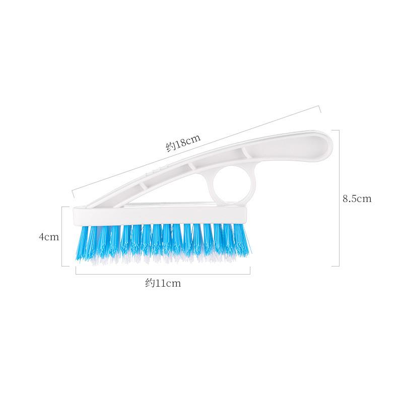 

Type V Tile Gap Cleaning Brush With Plastic Handle For Bathroom Wall Scrubber