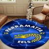 Parramatta Eels Teamwappen Runde Matte Heimdekoration, Stuhlmatte Für Wohnzimmer, Schlafzimmer, Fußmatte Heimdekoration Geburtstagsgeschenk Weihnachtsgeschenke