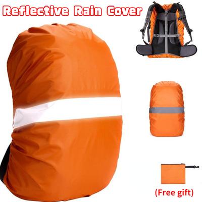 1 Pezzo 60L Copertura Antipioggia Riflettente Zaino Borsa Impermeabile Tattica Outdoor Campeggio Escursionismo Alpinismo Copertura Antipolvere Pioggia (Senza Zaino)