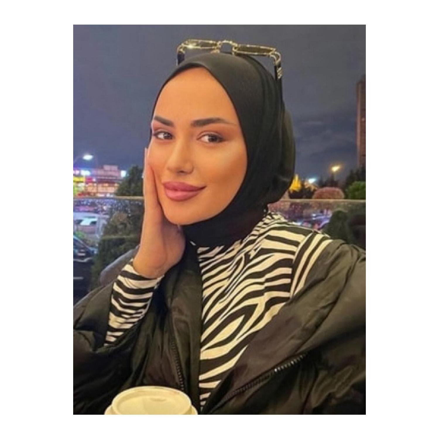 

Жіночий хіджаб з гребінної бавовни на застібках Готова кістяна шаль Модель Шарф Шаль спаржевий